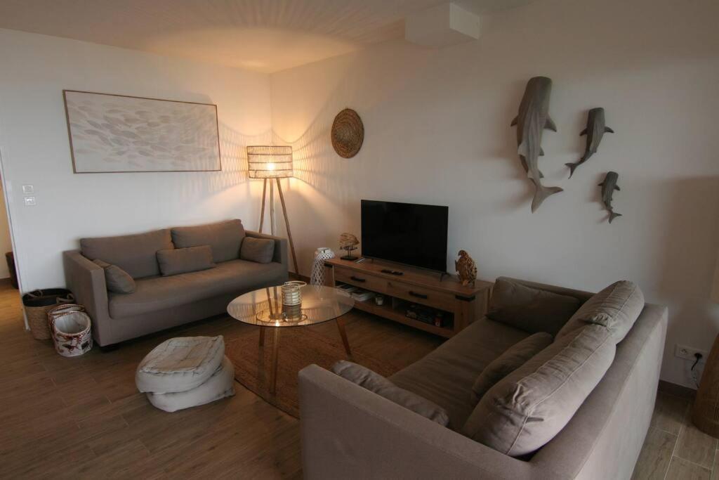 Ajaccio Maison Bord De Mer Dans Residence Avec Piscine Extérieur photo