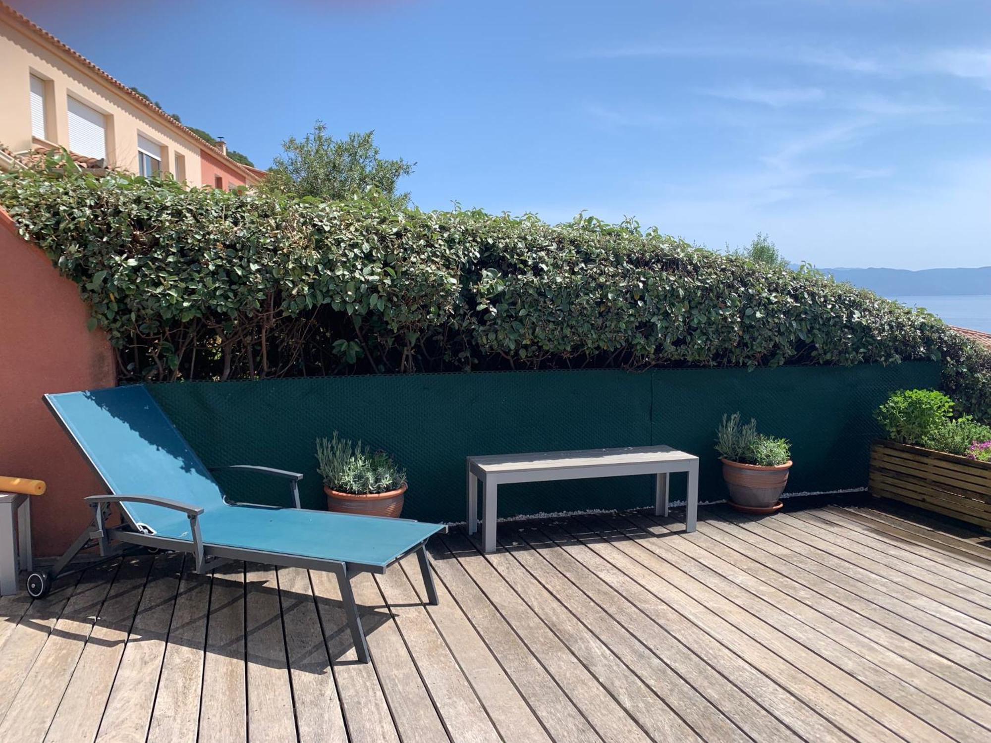 Ajaccio Maison Bord De Mer Dans Residence Avec Piscine Extérieur photo